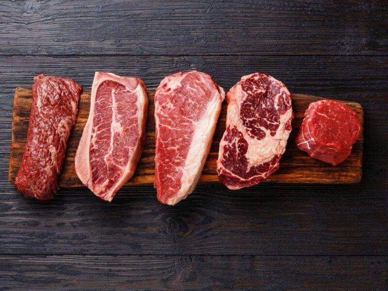 Các phần thịt bò có giá trị dinh dưỡng và hương vị khác nhau