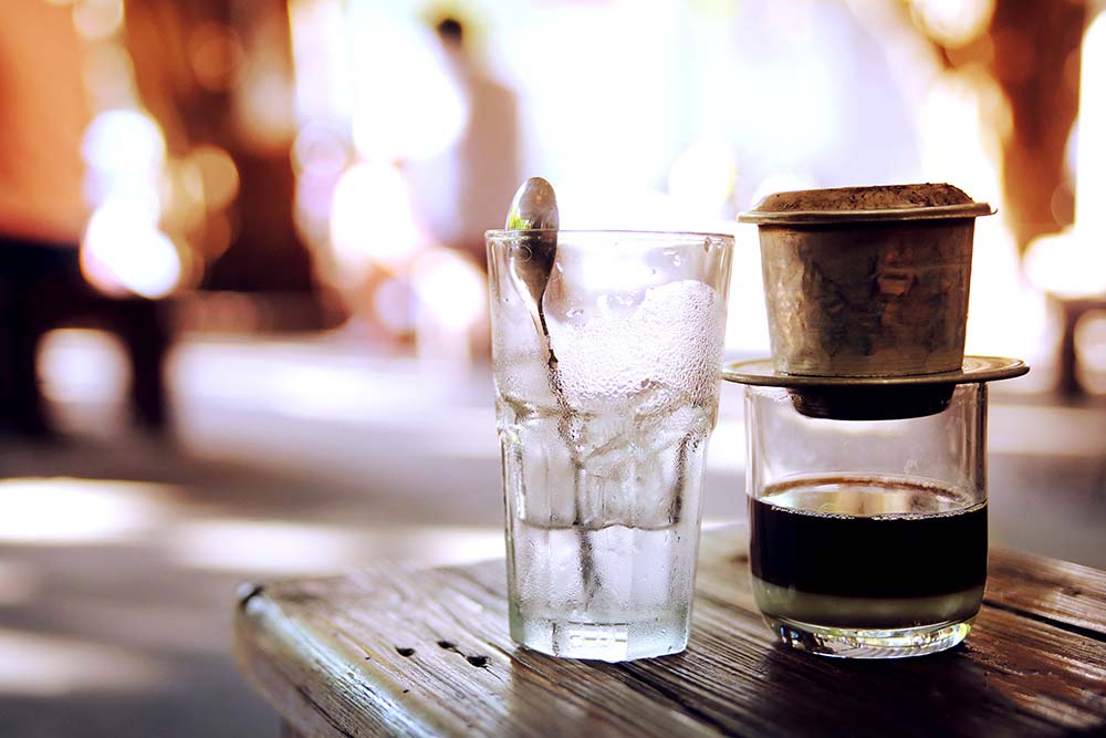 Hình ảnh ly cafe sữa đá Sài Gòn