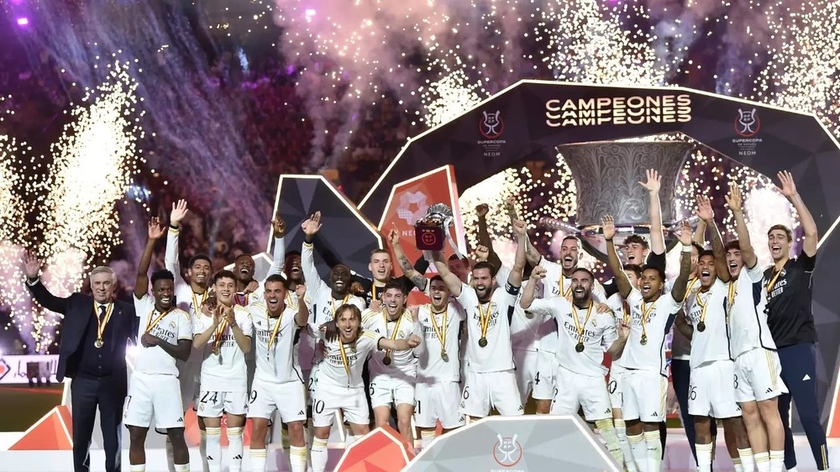 CLB Real Madrid giành Siêu cúp Tây Ban Nha